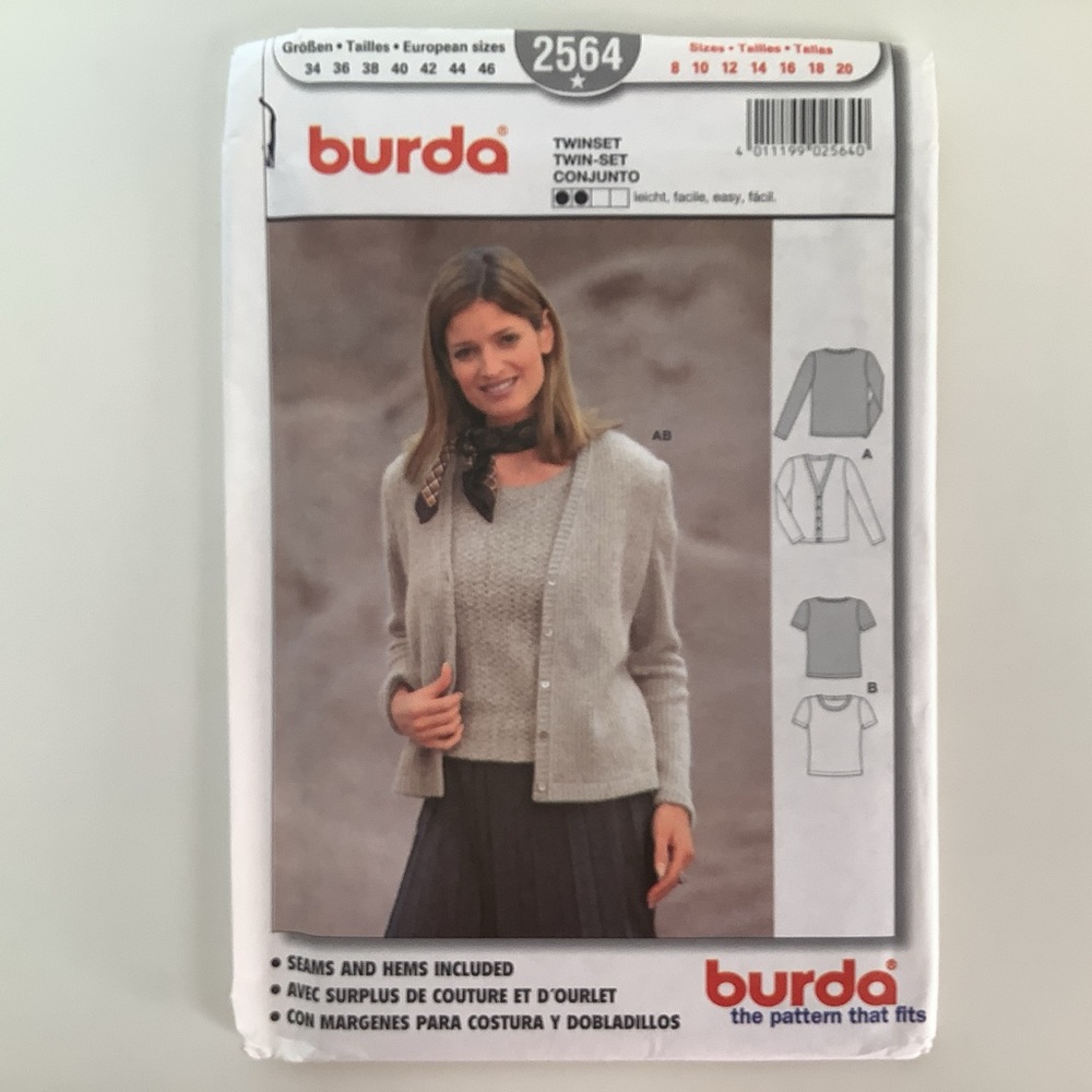 Burda 2564 Sewing Pattern